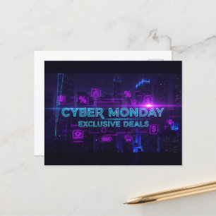 Cyber Maandag Briefkaart