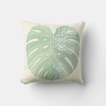 Cyber Monstera Printplaat Kussenblad — T