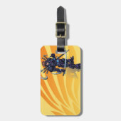 Cyber Ninja Bagagelabel (Voorkant verticaal)