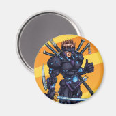 Cyber Ninja Magneet (Voorkant / Achterkant)