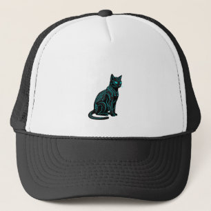 Cyber Nyan Futuristische Cyberpunk Kat Gamer Kledi Trucker Pet