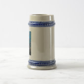 Cyber Octopus right hand blue stein Bierpul (Center)