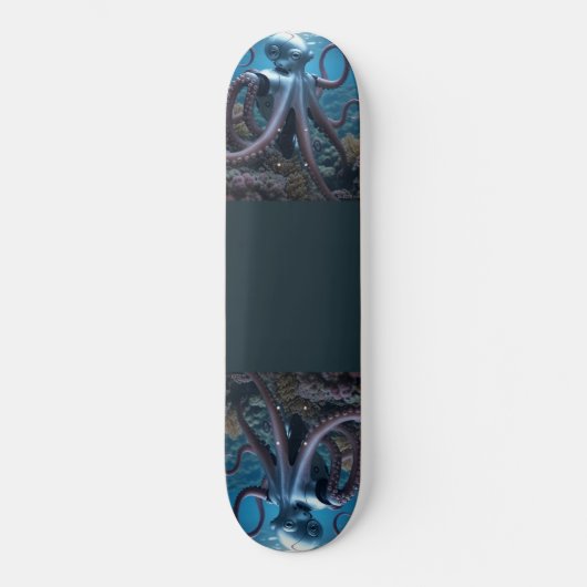 Cyber Octopus skateboard (Recto)