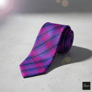 Cyber Plaid Stropdas