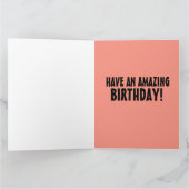 CYBER PUNK CARTES DE SALUT D'ANNIVERSAIRE (Intérieur)