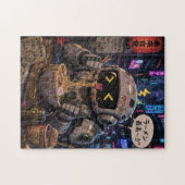 Cyber Ramen Bot Legpuzzel (Horizontaal)