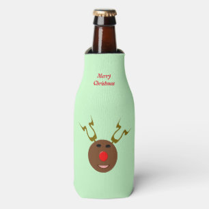 Cyber Reindeer de Noël Glacière de bouteille perso