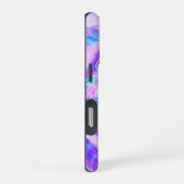 Cyber roze en blauw iPhone hoesje (Rechterkant)