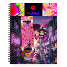 Cyber Roze Robot & Skateboard