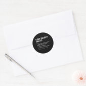 Cyber Security Analyst Definition CyberSecurity Hu Ronde Sticker (Envelop)