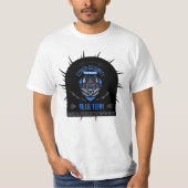 Cyber Security Blue Team Lone Guardian T-shirt (Voorkant)
