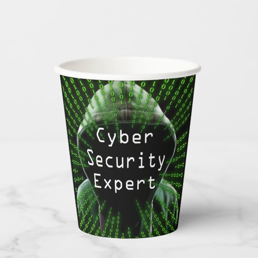 Cyber Security Business Expert Papieren Bekers (Voorkant)