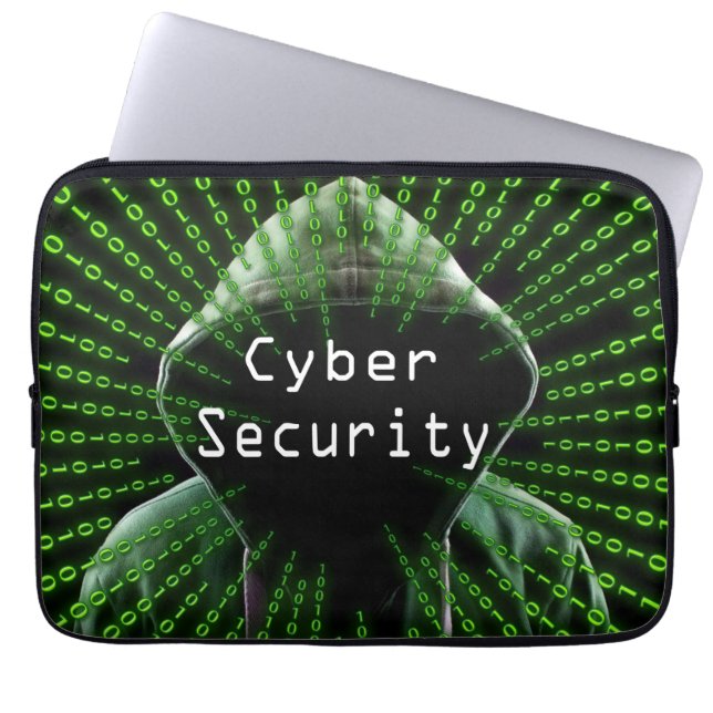 Cyber Security Business Laptop Sleeve (Voorkant)