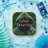 Cyber Security Business Papieren Bordje (Feest)