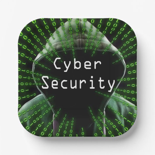 Cyber Security Business Papieren Bordje (Voorkant)