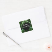 Cyber Security Business Vierkante Sticker (Envelop)