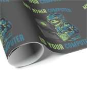 Cyber Security Hacker Computer Admin Programmer Cadeaupapier (Rol Hoek)