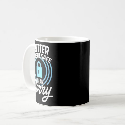 Cyber Security Hacking IT beter Cyber Safe dan S Koffiemok (Voorkant links)