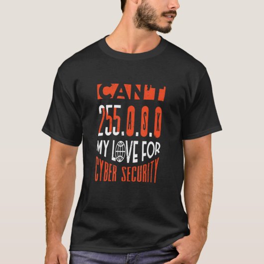 Cyber Security Professional Ethical Hacker Subnetm T-shirt (Voorkant)