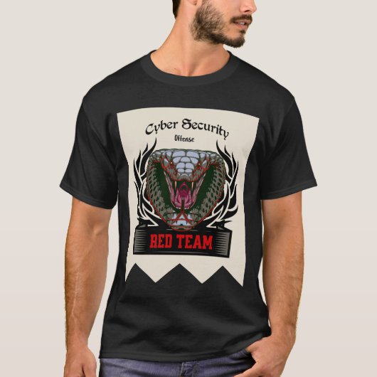 Cyber Security Red Team Cobra Strike Unisex T-shirt (Voorkant)