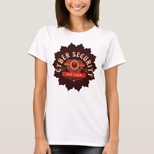 Cyber Security Red Team Sentinel T-shirt (Voorkant)