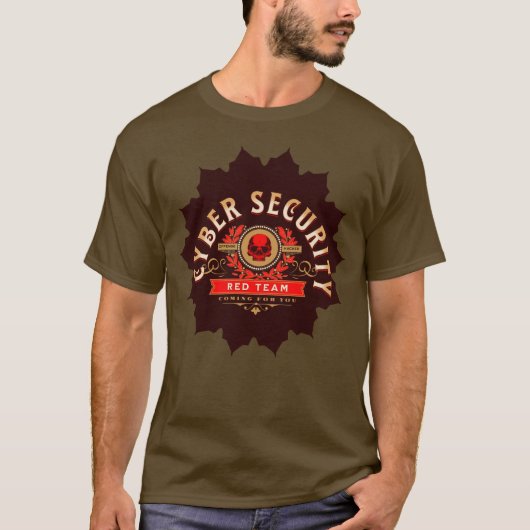 Cyber Security Red Team Sentinel Unisex T-shirt (Voorkant)