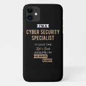 Cyber Security Specialist Case-Mate iPhone Case (Achterkant)