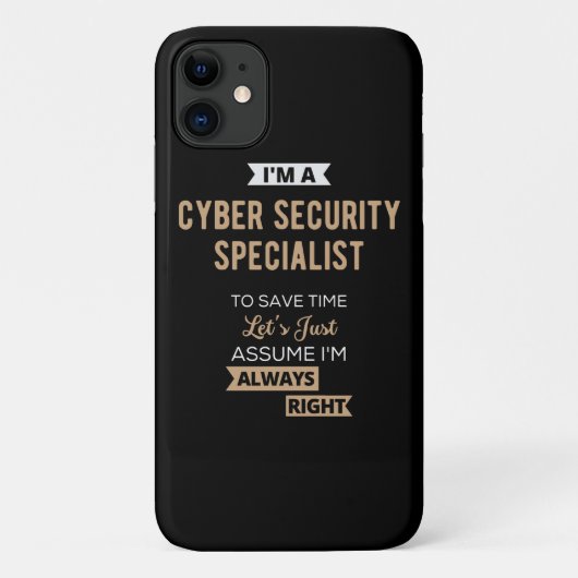 Cyber Security Specialist Case-Mate iPhone Case (Achterkant)
