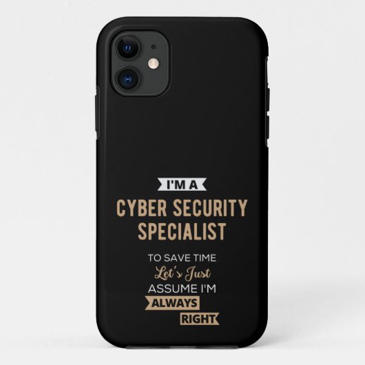 Cyber Security Specialist Case-Mate iPhone Case (Achterkant)