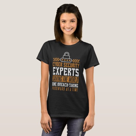 Cyber Security Team en Anti Malware Technici T-shirt (Voorkant volledig)