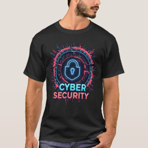 Cyber Security Tech Mannen grafische T-shirt