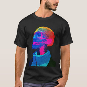 Cyber Skull – Futuristische Anatomie Kunst T-shirt
