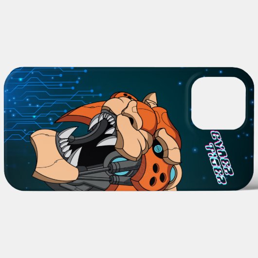 Cyber Tiger | Case-Mate iPhone Case (Achterkant (horizontaal))