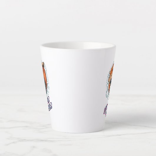 Cyber Tiger | Latte Mug (Devant)