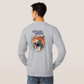 Cyber Tiger | Mannen lange hoes T-shirt (Achterkant volledig)