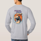 Cyber Tiger | Mannen lange hoes T-shirt (Achterkant)