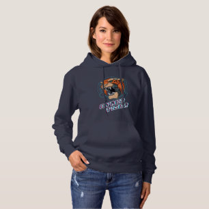 Cyber Tiger   Vrouwen Hoodie