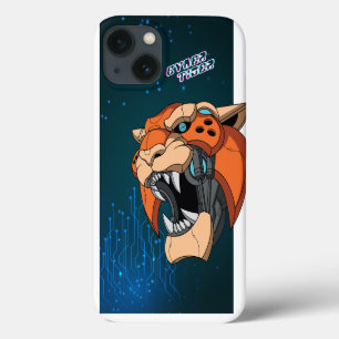 Cyber Tijger iPhone 13 Hoesje
