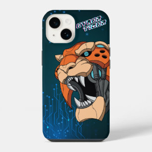 Cyber Tijger iPhone 14 Hoesje
