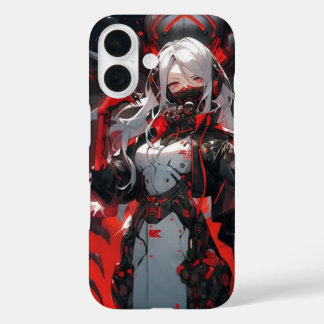 Cyber Warrior iPhone 16 Hoesje
