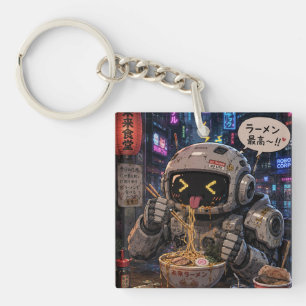 Cyberbeetjes – Robot Ramen Nacht Sleutelhanger