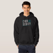 Cyberbeveiliger Hacker Hacks-hack Cyber Security Hoodie (Voorkant volledig)