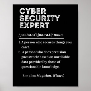 cyberbeveiliging, definitie poster