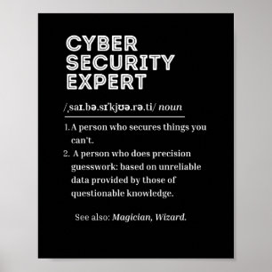 cyberbeveiliging, definitie poster