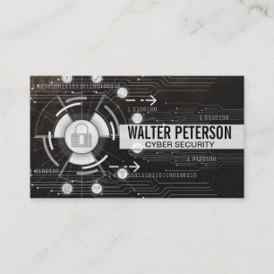 Cyberbeveiliging   gegevensbank   Wereldwijd netwe Visitekaartje