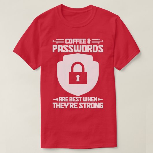 Cyberbeveiliging van Computer Security Cyber Secur T-shirt (Design voorkant)