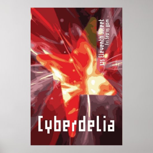 Cyberdelia Poster (Voorkant)