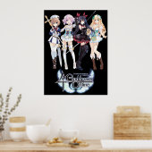 Cyberdimensie Neptunia 4 Goddesses Online Poster (Keuken)
