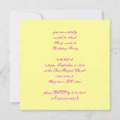 Cybergoth Papillons doux 16 Invitations d'annivers (Dos)