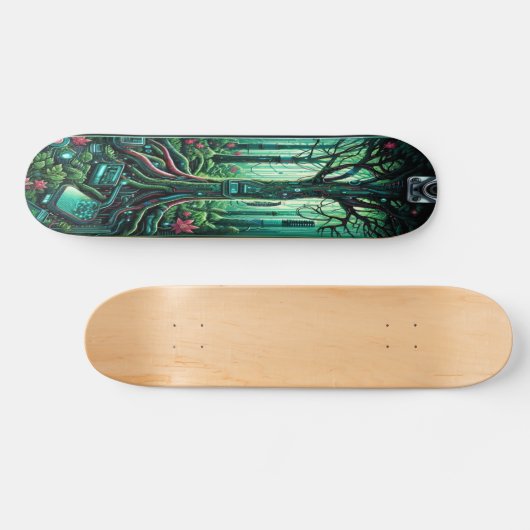 "Cybernetic Grove Deck" Skateboard (Horizontaal)